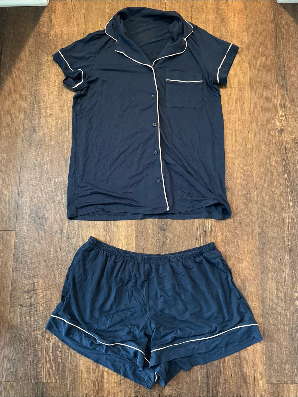 Tommy John Navy Short-Sleeve Pajama Set